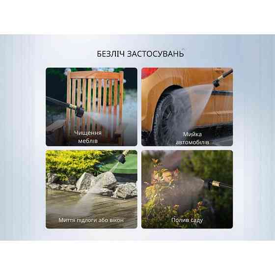 Аккумуляторная мойка высокого давления, питание от павербанка (УМБ Litheli Power Bank 20000 mAh, 45W, 4А в Киев