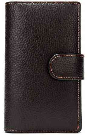 Большая кредитница Vintage 14924 Коричневая Киев