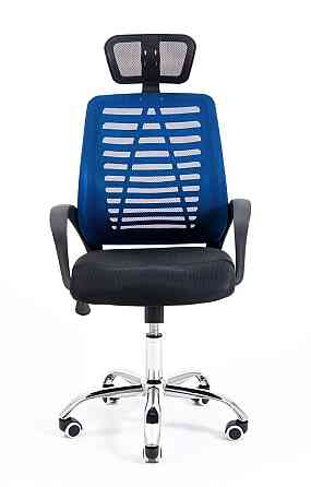 Офісне Крісло Керівника Richman Blast Сітка Чорно-синій Київ