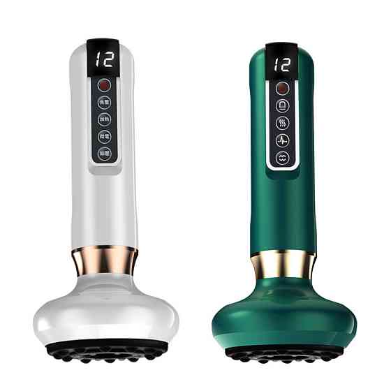 Акумуляторний вакуумний масажер від целюліту,12 режимів,з USB,Білий SBR Київ