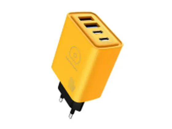Зарядний пристрій WUW-C212 220В 48Вт з 2 USB та 2 Type-C портами, швидка та безпечна зарядка для гаджетів Одеса
