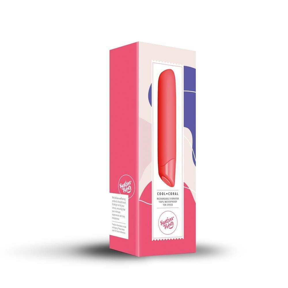 Вибратор SugarBoo Cool Coral, 10 уровней интенсивности Sex Aura Киев - изображение 5