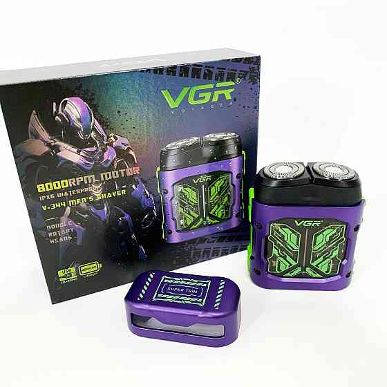 Мощная электрическая бритва для бороды VGR V-344, Бритва сеточная профессиональная WB-42 Одесса