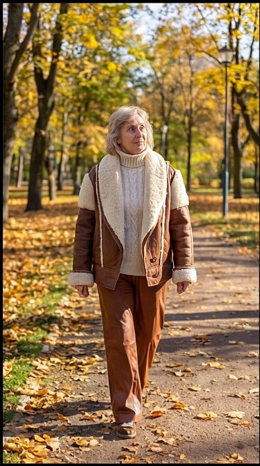 Стильна жіноча дублянка-пілот із натурального хутра (овчина) Харків - фото 1