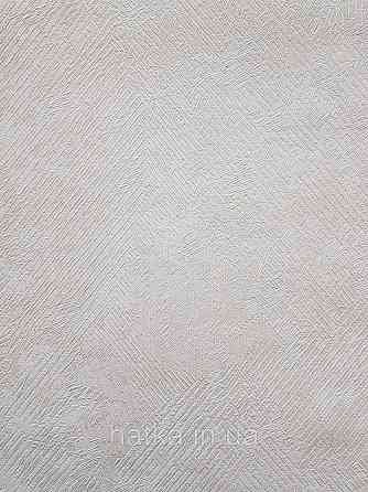 Шпалери метрові вінілові на флізеліні Sintra Structure під штукатурку мазки смужки білі з глянцем 448816 Київ
