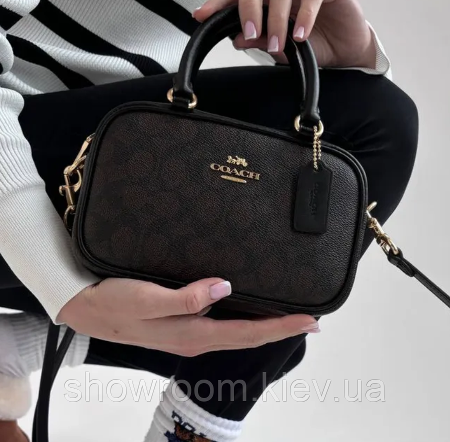 Небольшая женская сумочка на плечо Coach (3537-2) Киев - изображение 7