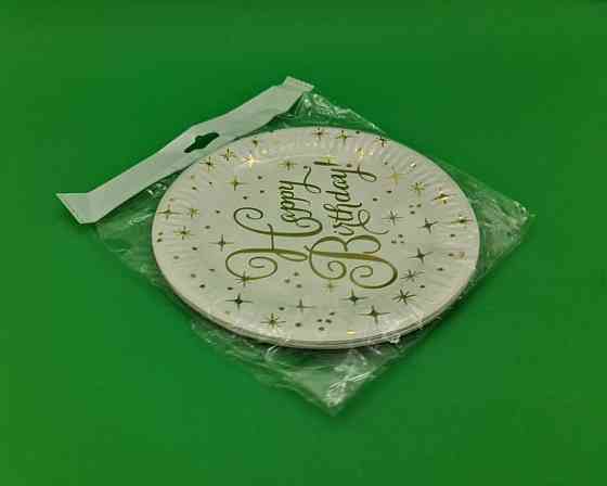 Тарелки бумажные одноразовые детские 