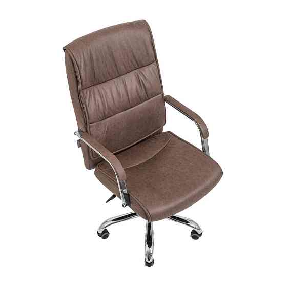 Офисное Кресло Руководителя Toronto U Ameli М1 Tilt Хром Коричневый Киев