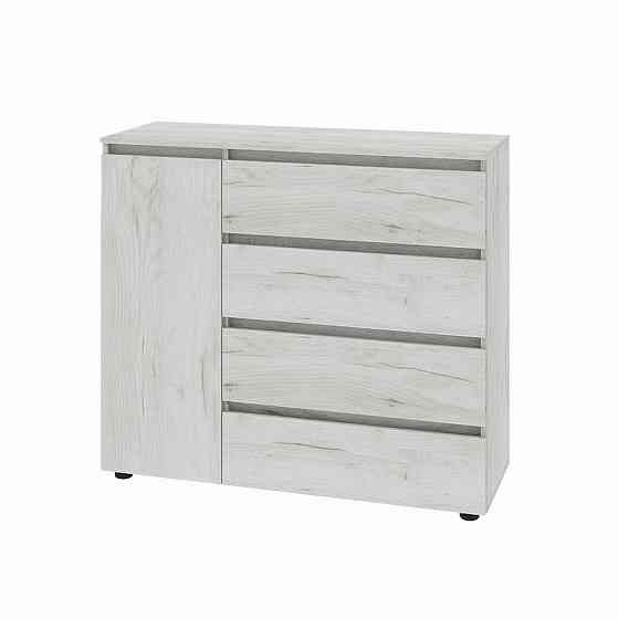 Комод Еверест КЛ-3 Лайт (телескопічні) 105х38х93 см Дуб Крафт білий (DTM-071076) Львів