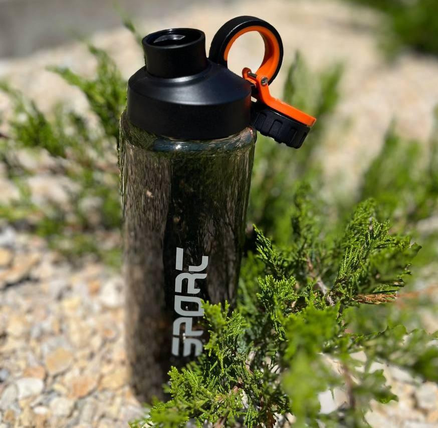 Пляшка для води CASNO 1500 мл KXN-1237 Сіра Кам'янське - фото 4