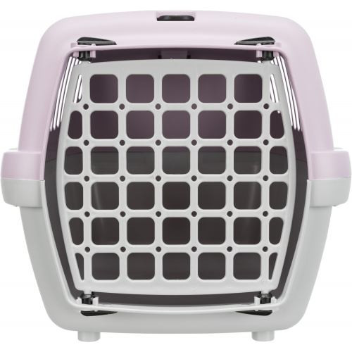Контейнер-переноска Trixie для собак и кошек Capri 1 весом до 6 кг светло-серая/лиловая пластик размер XS 32x31x48 см Киев - изображение 2