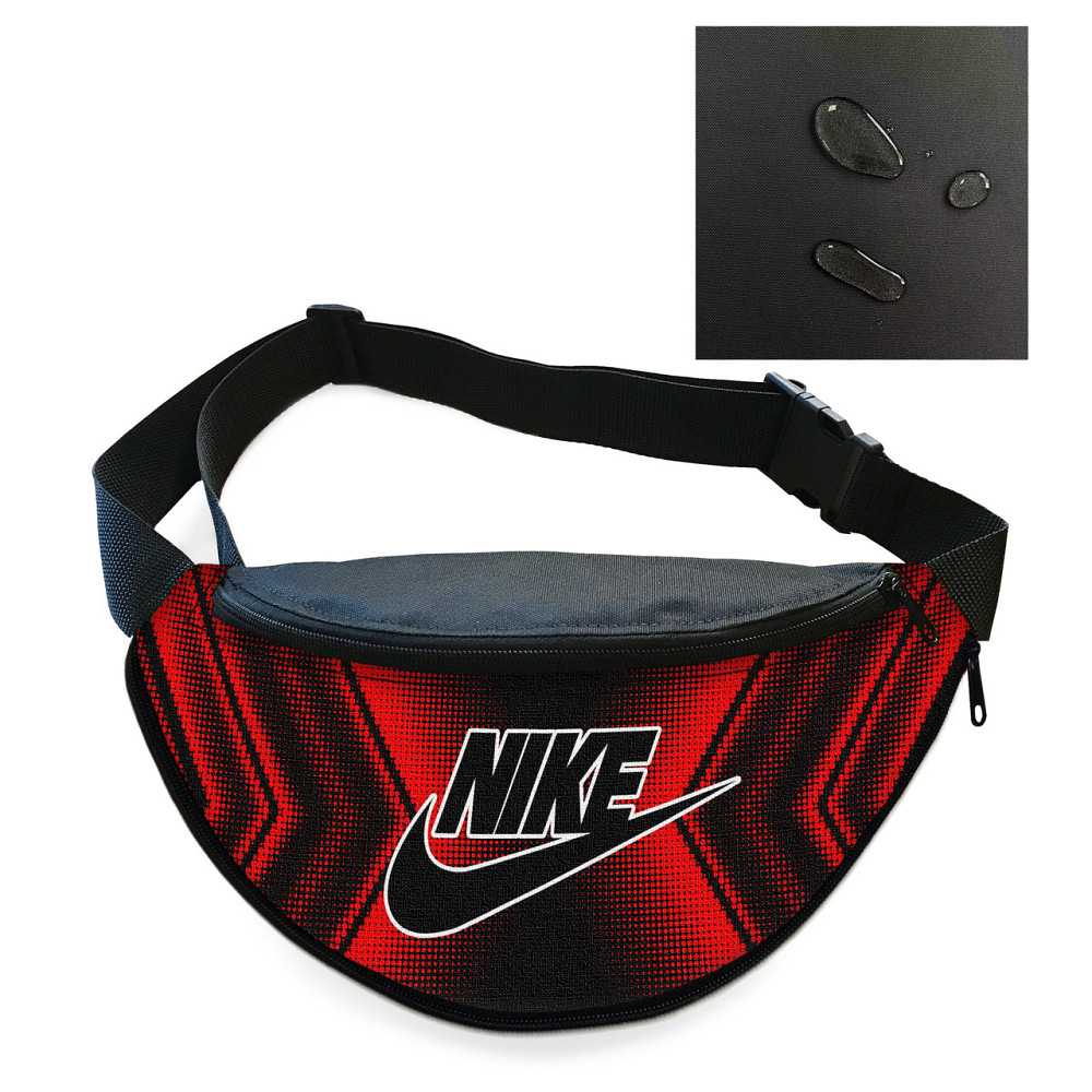 Сумка-бананка Nike чоловіча/жіноча спортивна 32×16 см з розширювачем поясна сумка або сумка через плече (3738) Київ - фото 2