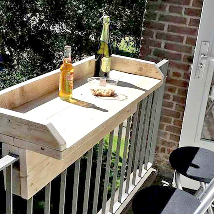 Підвісний балконний столик "Осло" бланже Миколаїв - фото 1