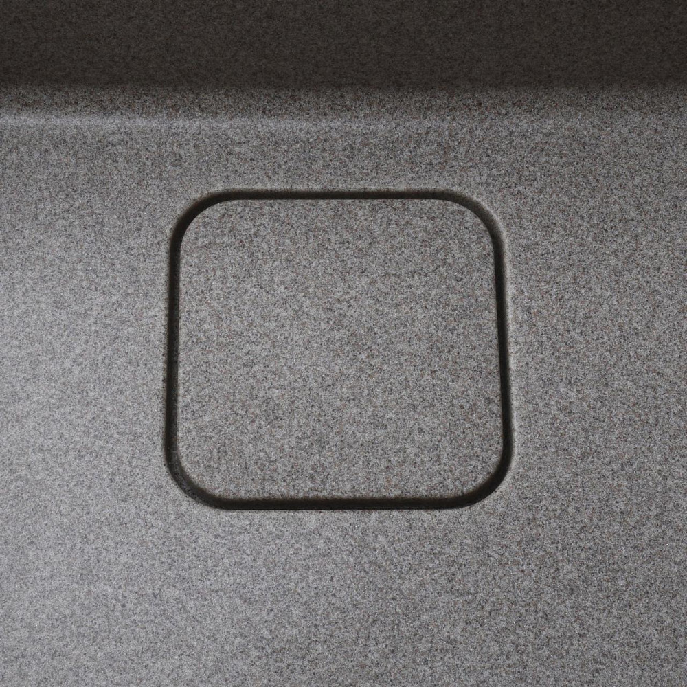 Гранітна мийка Globus Lux BARBORA мокко 510x510мм (000023484) Київ - фото 3