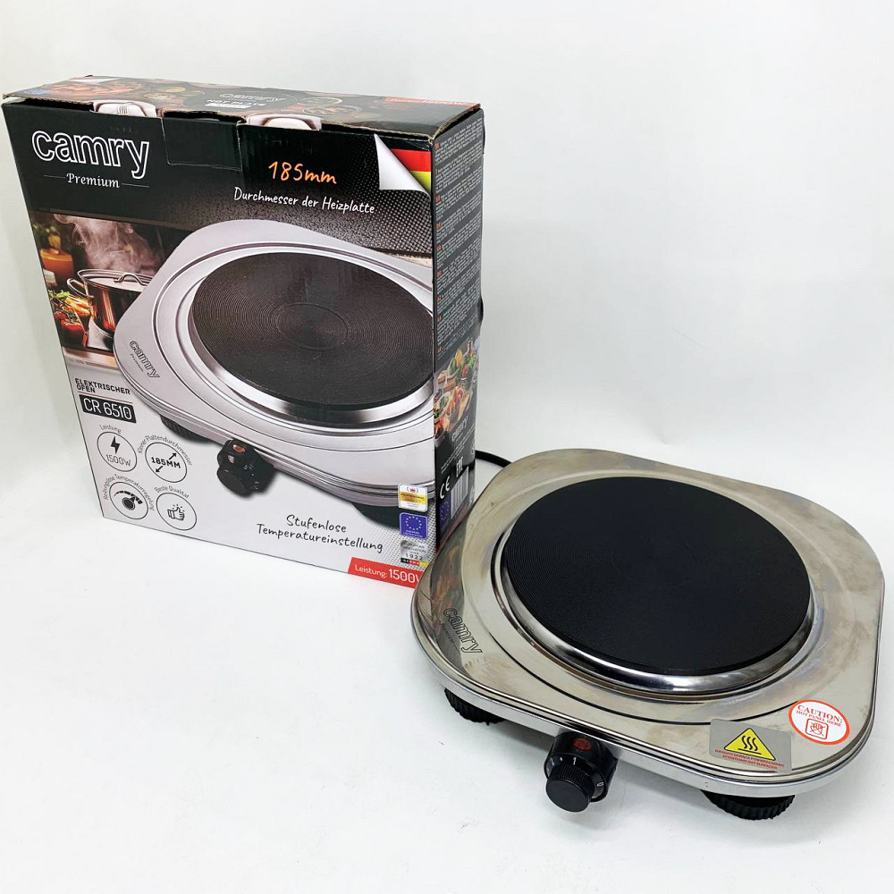 Плита електро для домашнього приготування, Переносна компактна електроплита, Плита кухонна переносна TY-85 Львів - фото 7