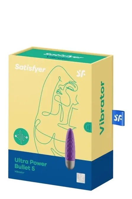 Віброкуля з глибокою вібрацією Satisfyer Ultra Power Bullet 5 фіолетовий Sex Aura Київ - фото 7