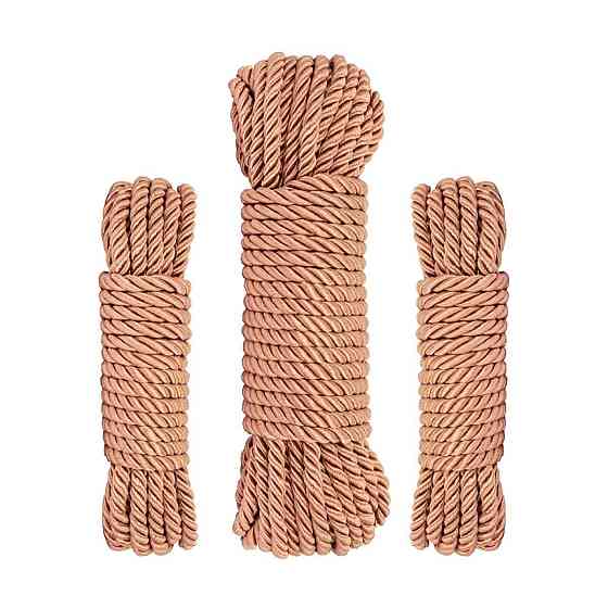 Набор веревок для Шибари Rosy Gold - Bondage Rope Set Sex Aura Киев