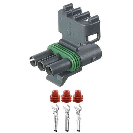 Роз'єм конектор 3-кон., APTIV (Delphi) Америка, Корея, Японія, Америка, Швеция, Buick, Cadillac, Chevrolet, Daewoo, GMC, Isuzu Київ