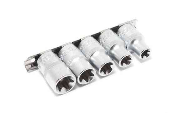 Набір головок 5пр. Е-профіль 1/2" (E12,E14,E16,E18,E20) на планці Одеса