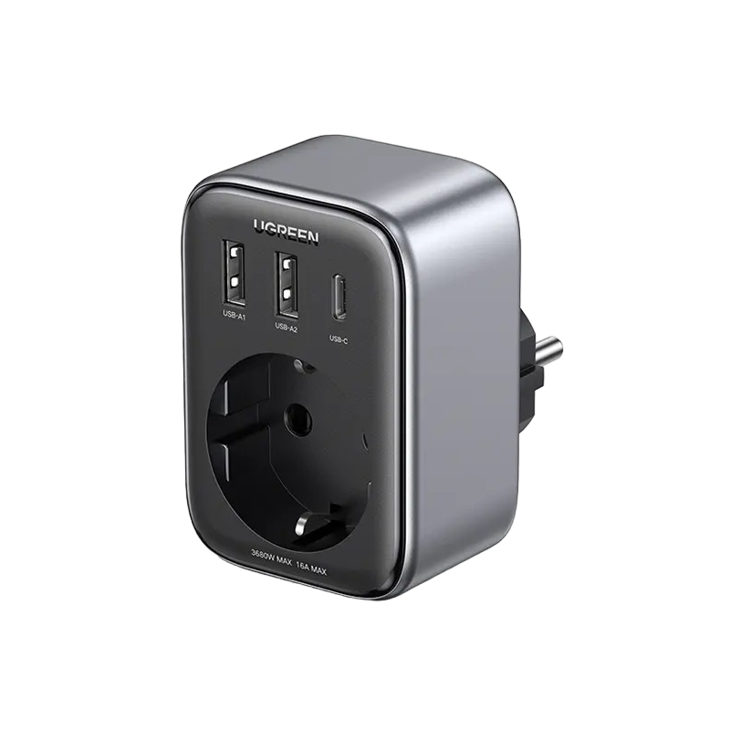 Мережевий зарядний пристрій UGREEN CD314 30W Outlet Extender EU (2A1C) (UGR-90613) Київ - фото 1