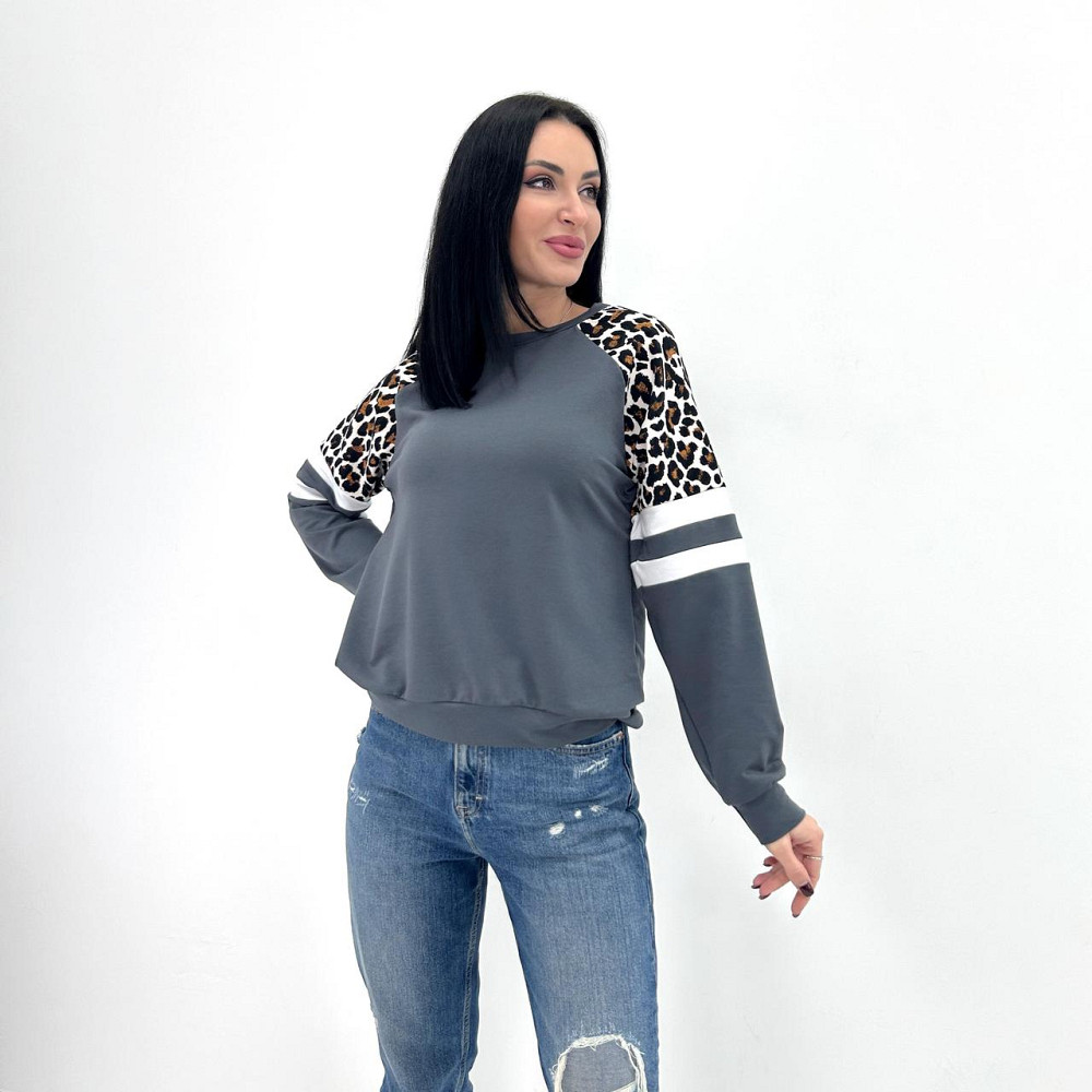 Женский свитшот со вставками 