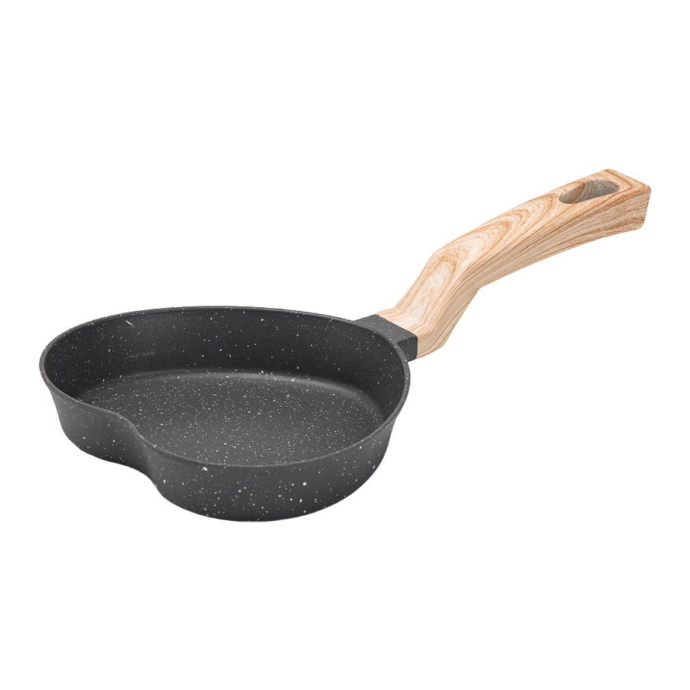 Сковорідка для омлету з антипригарним покриттям 16*13*5,3 см сіра HP39574C Київ - фото 1