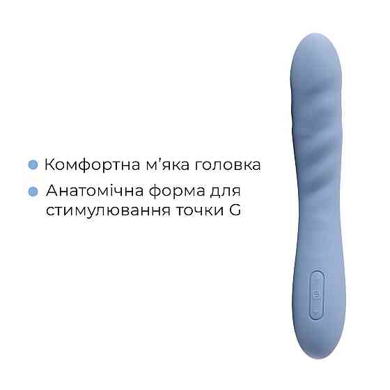 Смарт-вібратор з пульсацією Svakom Ava Neo Cornflower Blue, 15 режимів роботи, водонепроникний Sex Aura Київ