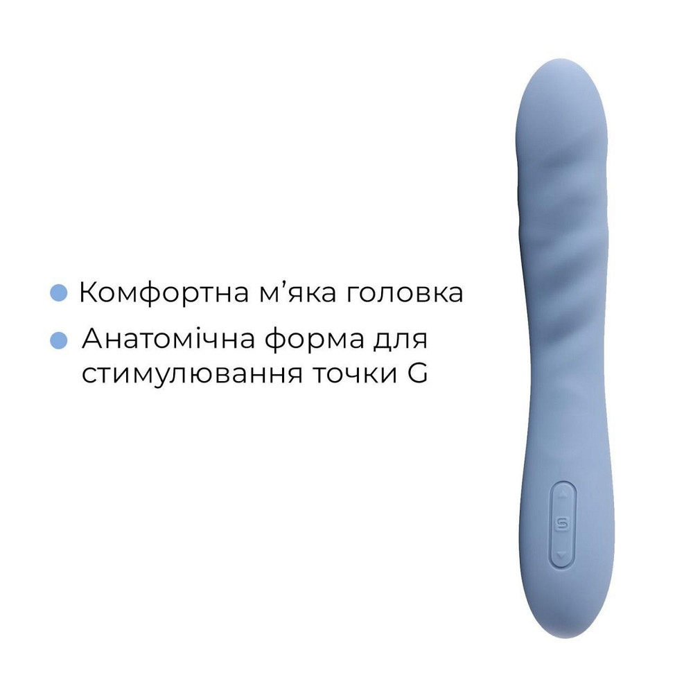 Смарт-вібратор з пульсацією Svakom Ava Neo Cornflower Blue, 15 режимів роботи, водонепроникний Sex Aura Київ - фото 6