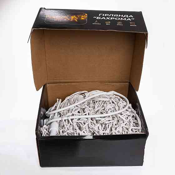 Garlando Вулична гірлянда Бахрома 36 м 600 LED білий провід Синій 36MWBL Коломия