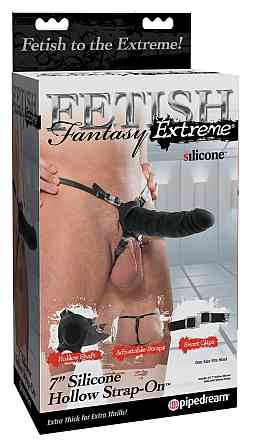 Страпон-фаллопртез Pipedream Fetish Fantasy Extreme черный Sex Aura Киев