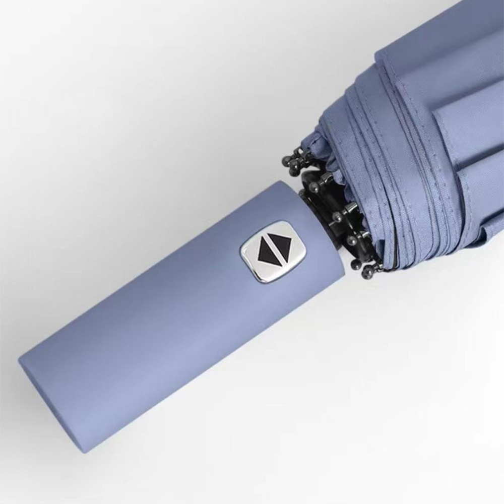 Зонт 98 см с Led-фонариком от дождя, солнца, диаметр, зонт автоматический,10 спиц, hazy-blue Каменец-Подольский - изображение 4