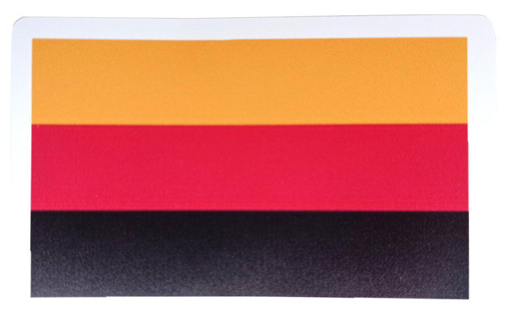 Наклейка на чемодан, велосипед, ноутбук Флаг Германии Киев - изображение 1