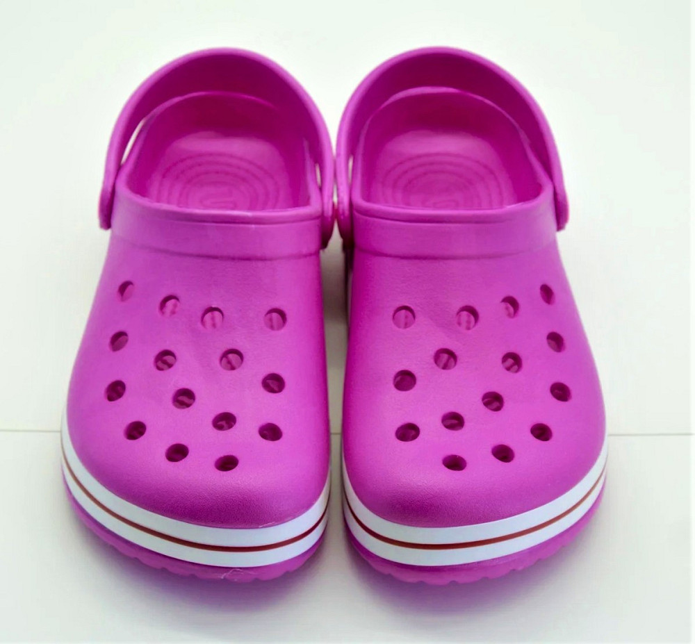 Женские Тапочки CROCS Розовые Кроксы Шлёпки Сланцы (размеры: 41) Днепр - изображение 5