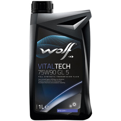 Трансмісійна олива Wolf VITALTECH 75W90 GL 5 1л (8303906) Вінниця - фото 1