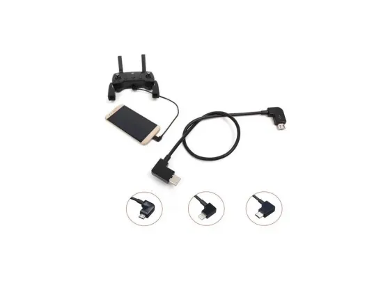 Кабель OTG MicroUSB 28 см для пультов DJI Spark, Mavic Pro и Air Киев
