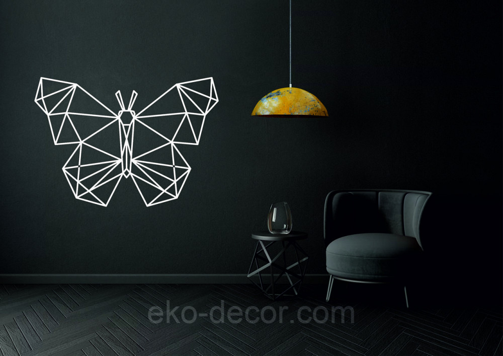 Декоративне настінне Панно «Метелик», Декор на стіну 70*49 см, Білий Київ - фото 7