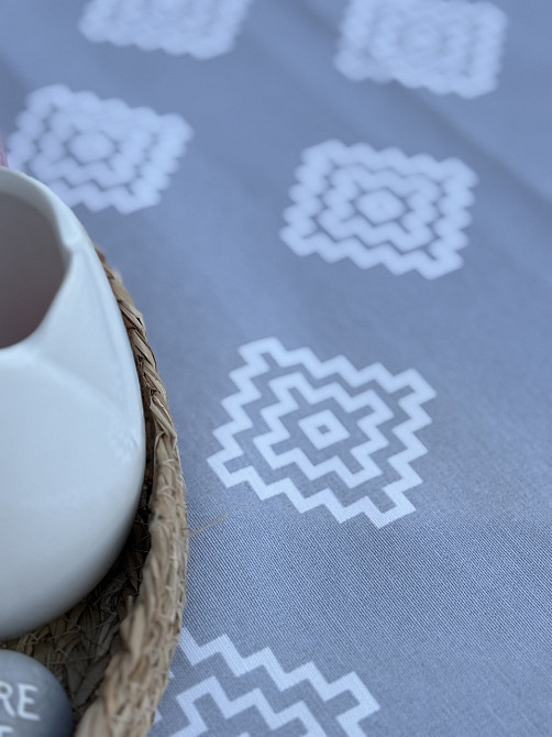 Ecotton Ранер доріжка Ecotton DUCK 45x170 см для обіднього столу водовідштовхувальна сірого кол Коломия - фото 7