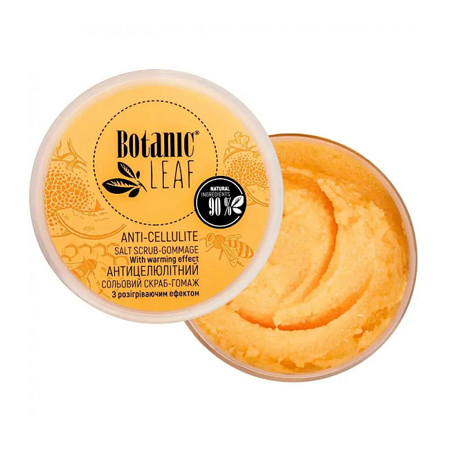 Антицеллюлитный скраб-гомаж для тела Солевой Botanic Leaf 300 мл Киев - изображение 1