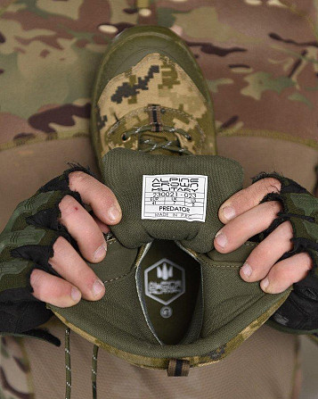 Тактичні туфлі ALPINE CROWN MILITARY PREDATOR піксель ВТ0997 Одеса - фото 7