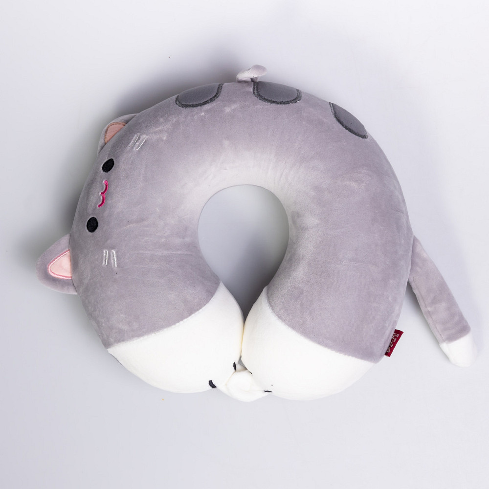 Yiwu Подушка для шиї Kitty U-подібна, сірий HP-56-11G Коломыя - изображение 1