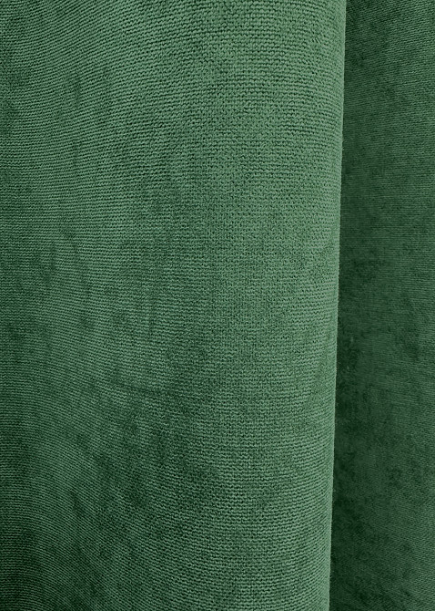 Комплект готових штор VR-Textil Мікровелюр Petek YL № 1709ш Зелений 150х295 см 2 шт (33-0601) Київ - фото 8