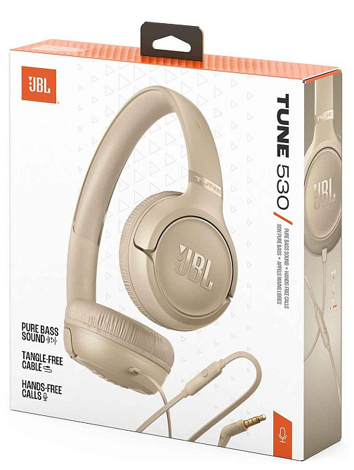 Гарнитура JBL TUNE 530 Beige (JBLT530BEG) (7225515) Киев - изображение 6
