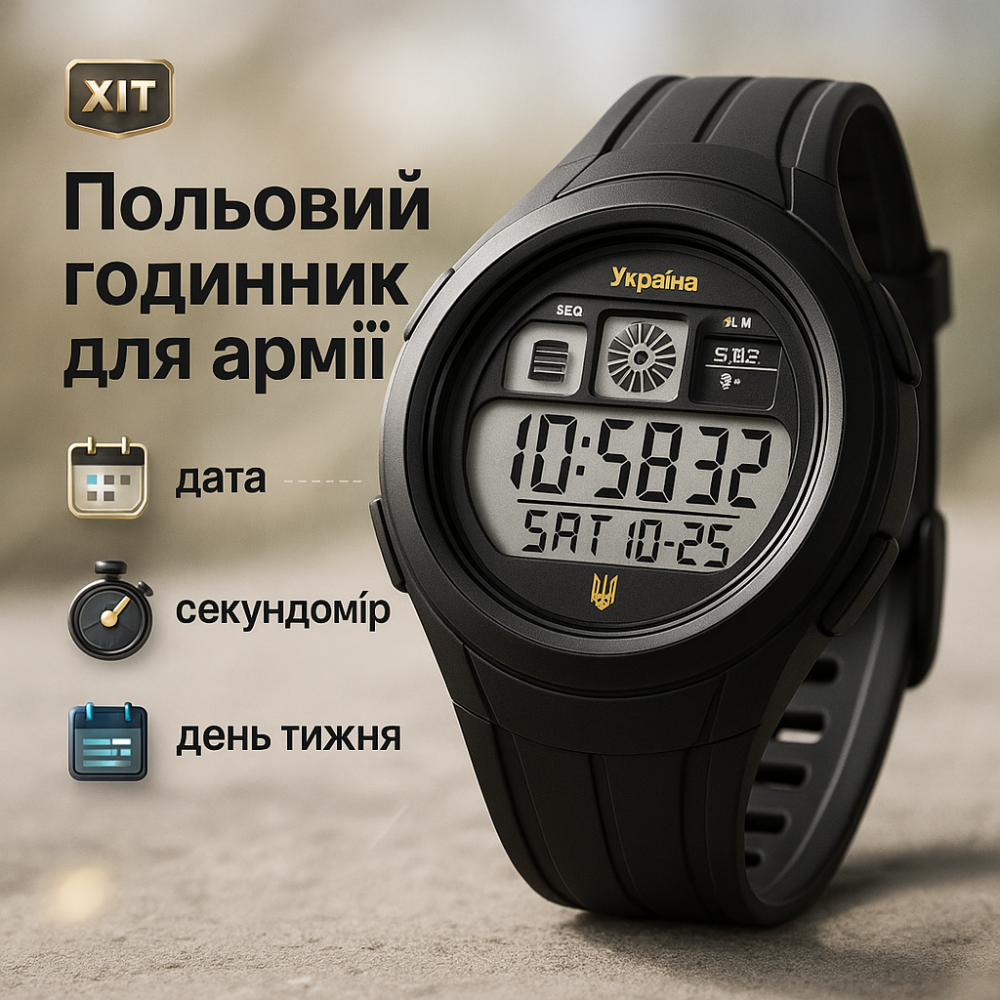 Водонепроникний наручний годинник для військового виду спорту SKMEI, Годинник для походу RN-22 Львів - фото 13