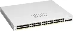 Комутатор Cisco switch CBS220-48P-4G, 48xGbE RJ45, 4xSFP, PoE+, 382W (CBS22048P4GEURF) Киев