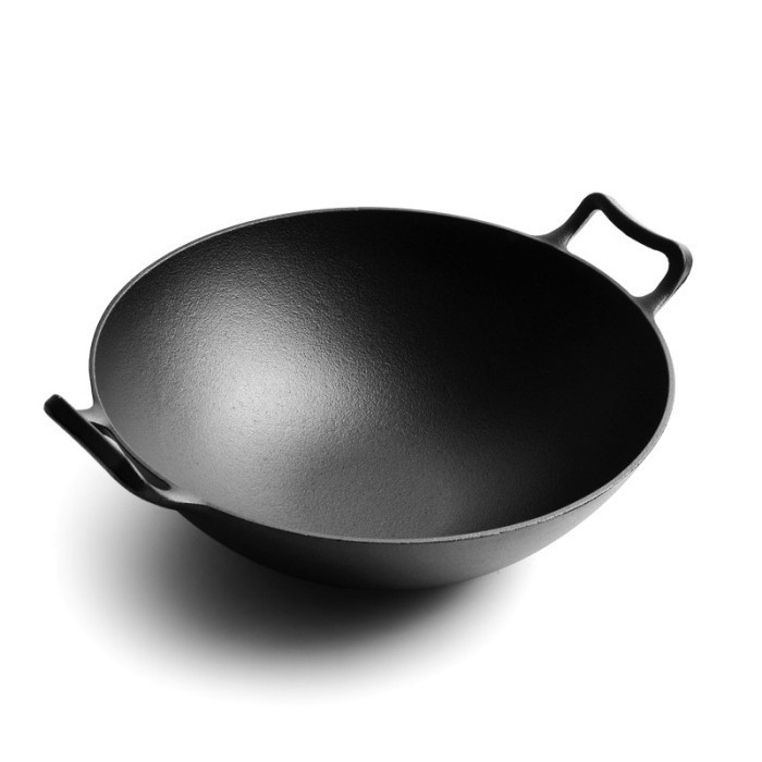 Чугунный вок с стеклянной крышкой Ø36 см GRILLI 777187 Код: 012710 Ровно - изображение 4