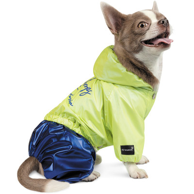 Дощовик для тварин Pet Fashion "PULSE" XS (синій із зеленим) (4823082422821) Вінниця - фото 2