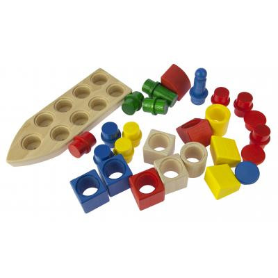 Конструктор Nic cubio деревянный Кораблик (NIC2131) Винница - изображение 3