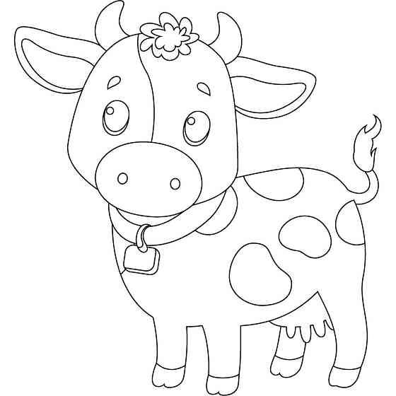 Розпис по полотну "Весела корівка" 15105-AC 25х30 см Вінниця