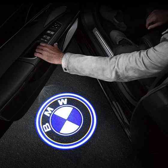 LED підсвітка дверей автомобіля 2 шт, проектор логотипу BMW 1 3 4 5 6 7 M X Z GT серії, водостійкий, Київ