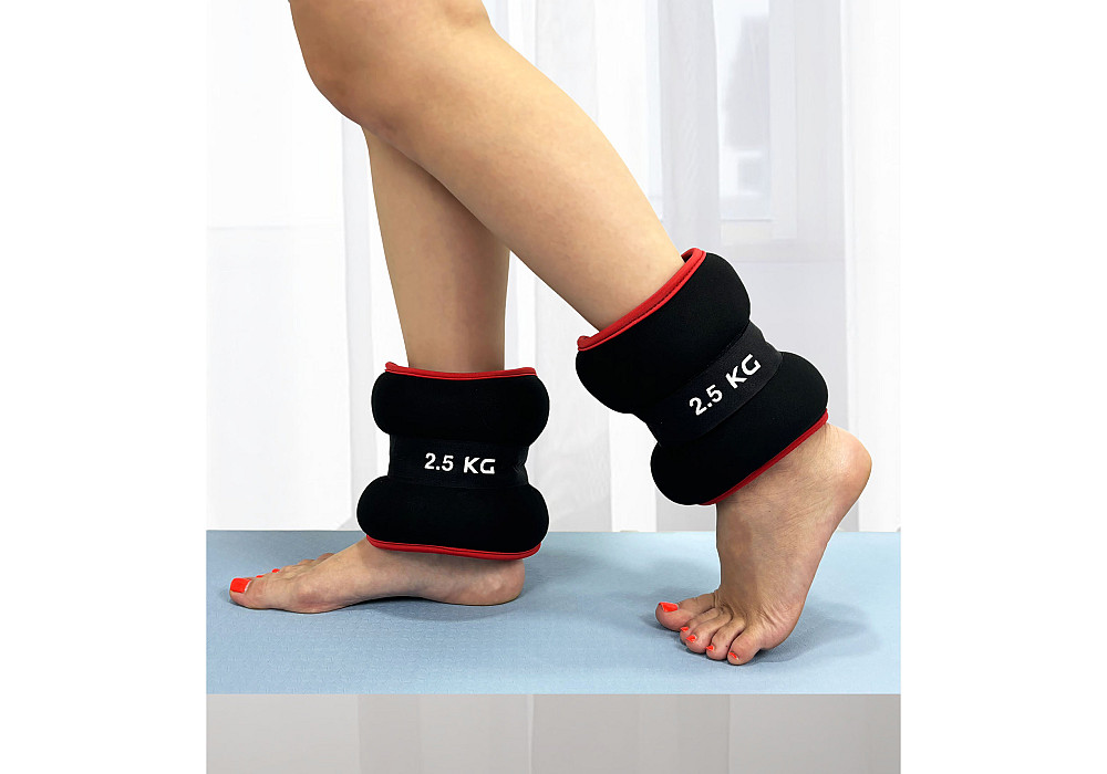 Обтяжувачі EasyFit Comfort 2,5 кг для ніг та рук з металом (пара) Коломия - фото 1